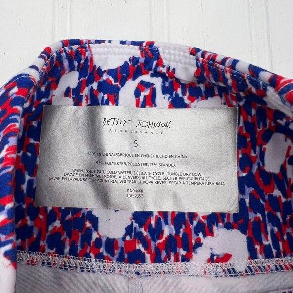 Betsey Johnson Womens Performance Cropped Leggings S Multicolor - Picture 2 of 5